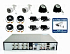 KIT4AHD135P-300CH.4MP. Комплект видеонаблюдения на 2 уличных и 2 внутренних камеры с разрешением 2