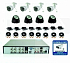 KIT8AHD135M-300B.Full HD. Комплект системы видеонаблюдения на 8 камер.